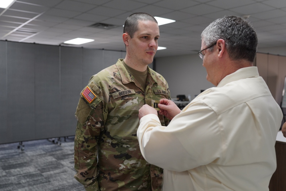 38th Infantry Division human resource officer promoted to Captain