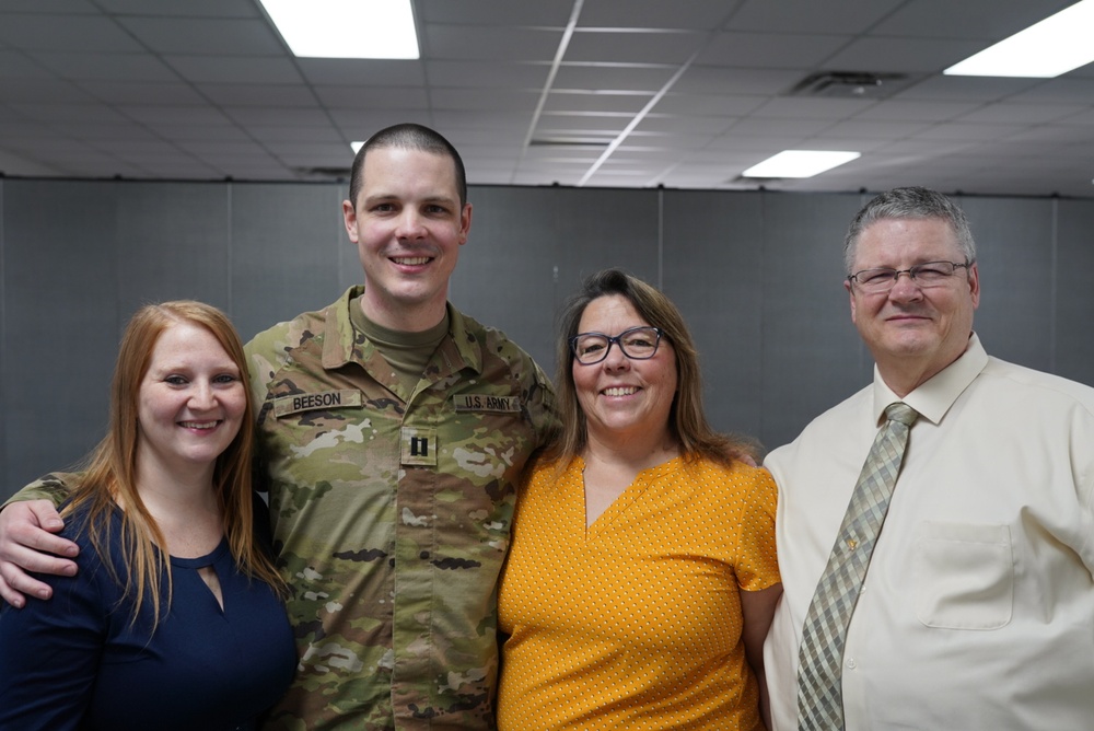 38th Infantry Division human resource officer promoted to Captain