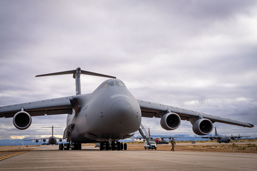 C-5 Super Galaxy is the newest mobility aircraft to learn tactics at the AATTC