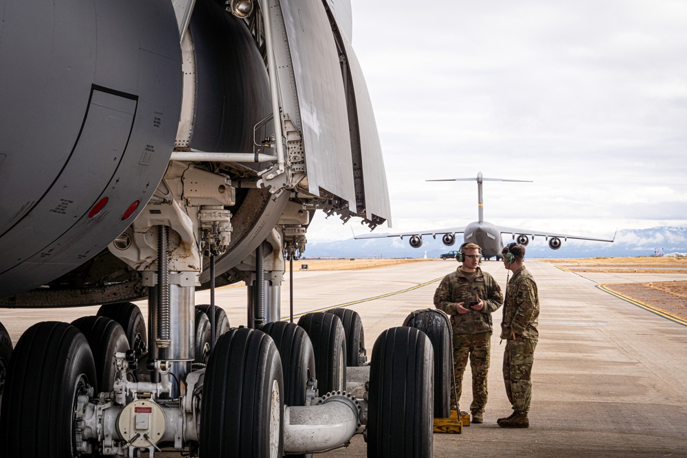 C-5 Super Galaxy is the newest mobility aircraft to learn tactics at the AATTC