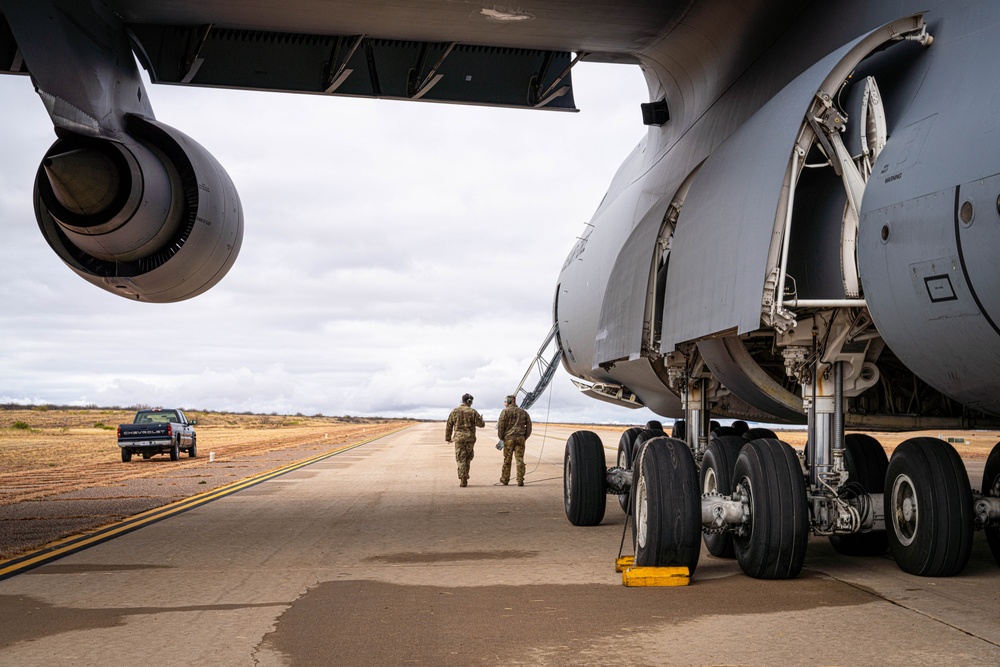 C-5 Super Galaxy is the newest mobility aircraft to learn tactics at the AATTC