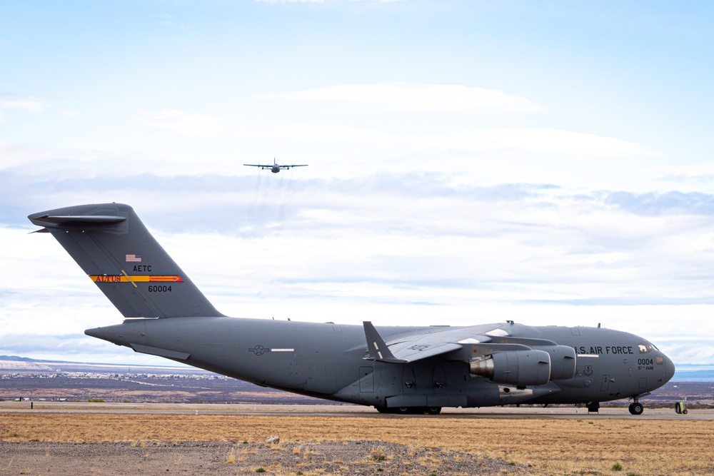 Flight line is full of activity for the AATTC