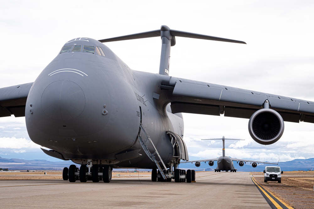 C-5 Super Galaxy is the newest mobility aircraft to learn tactics at the AATTC