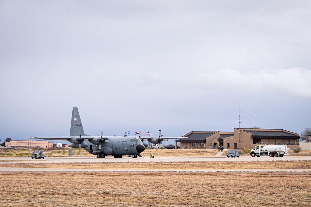 Flight line is full of activity for the AATTC