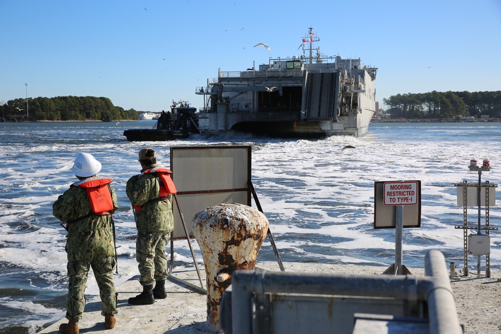 USNS Brunswick Returns Home after 7 Years in the Western Pacific