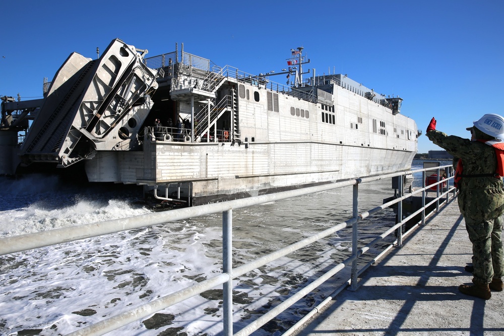 USNS Brunswick Returns Home after 7 Years in the Western Pacific