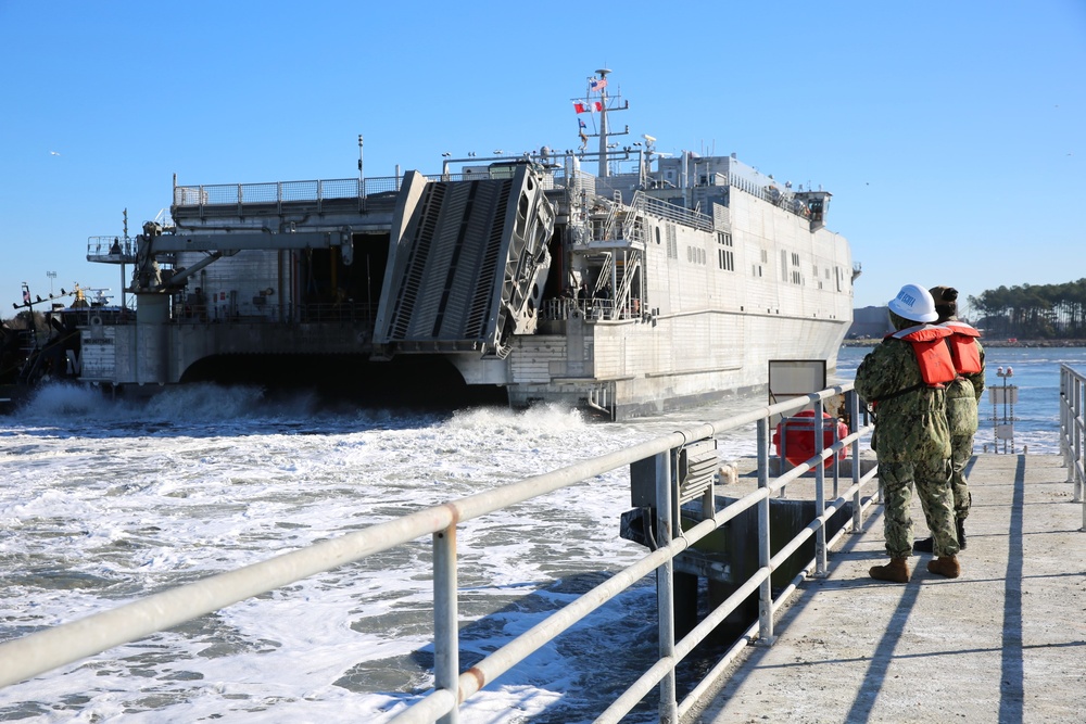 USNS Brunswick Returns Home after 7 Years in the Western Pacific