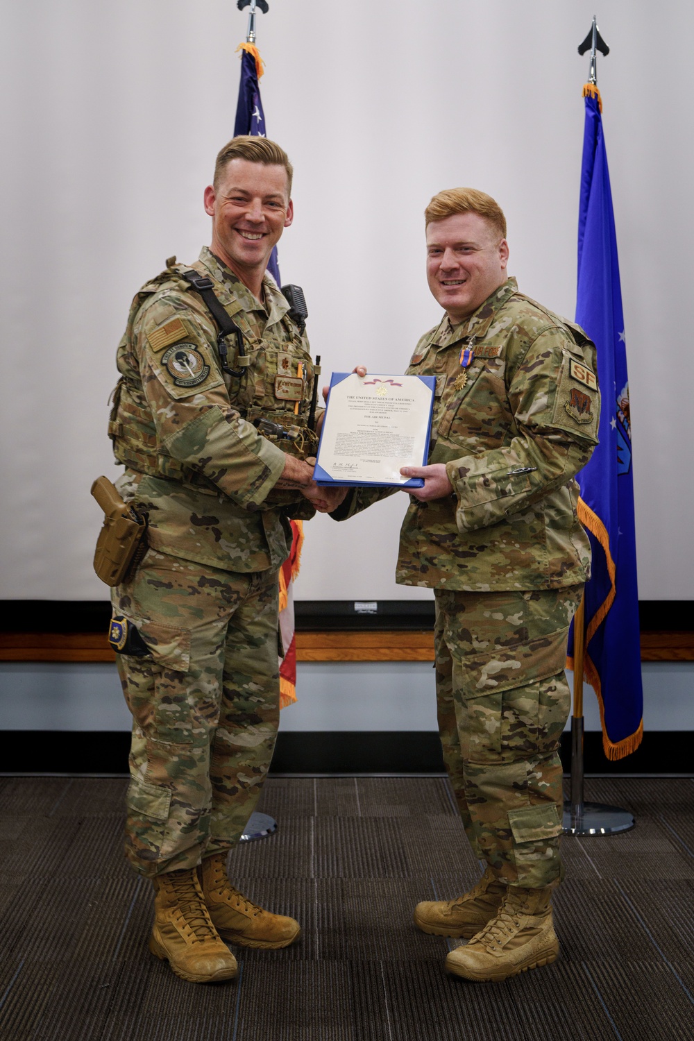 Tech. Sgt. Jacks receives Air Medal