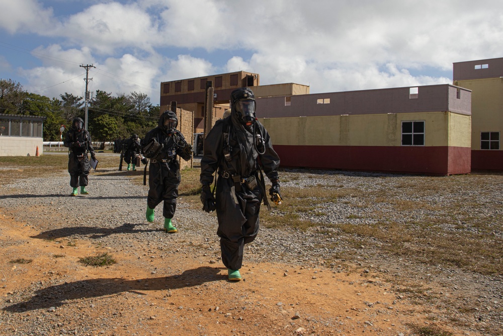 31st MEU CBRN conduct chemical response exercise