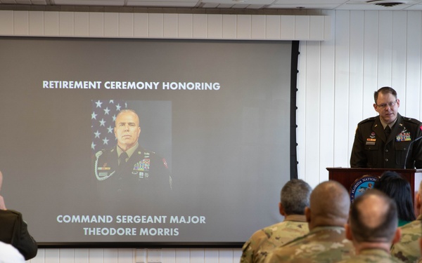 Command Sergeant Major Theodore Morris Retires