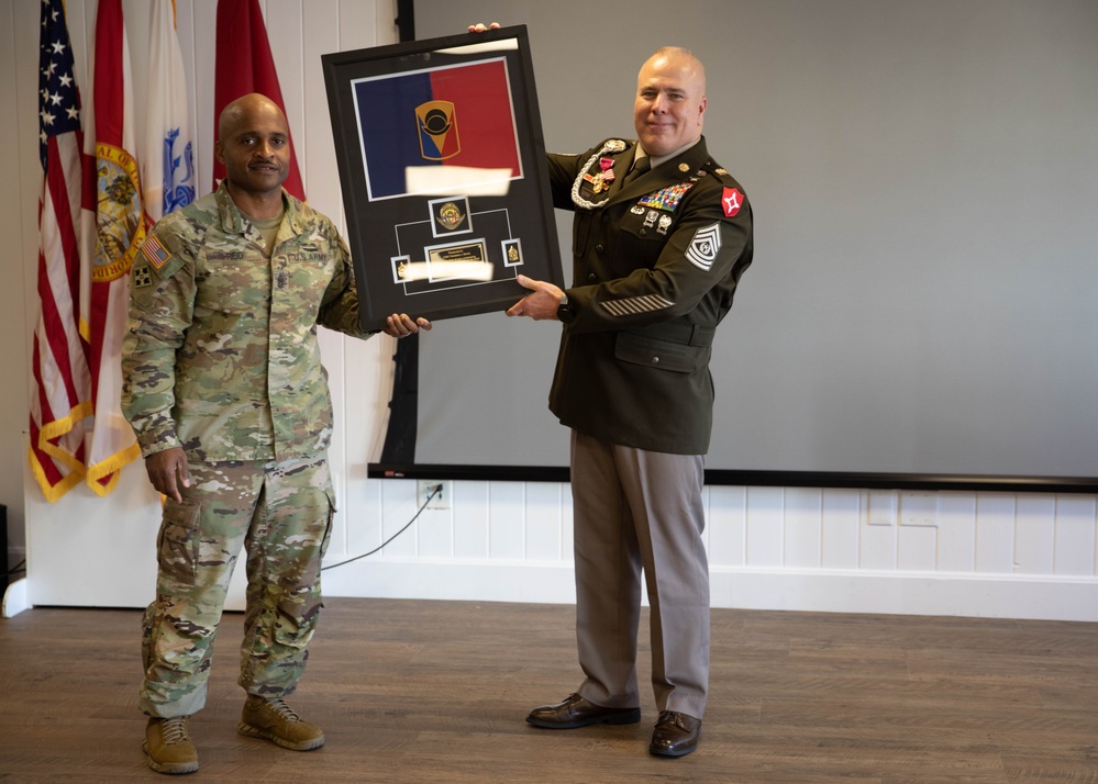 Command Sergeant Major Theodore Morris Retires