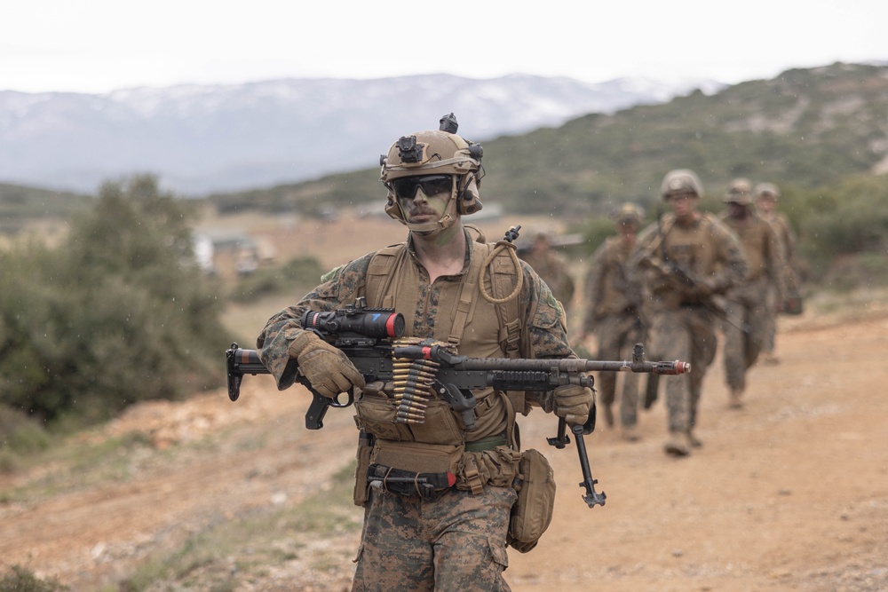 26th MEU(SOC) Marines conduct Integrated Training with Hellenic Marines