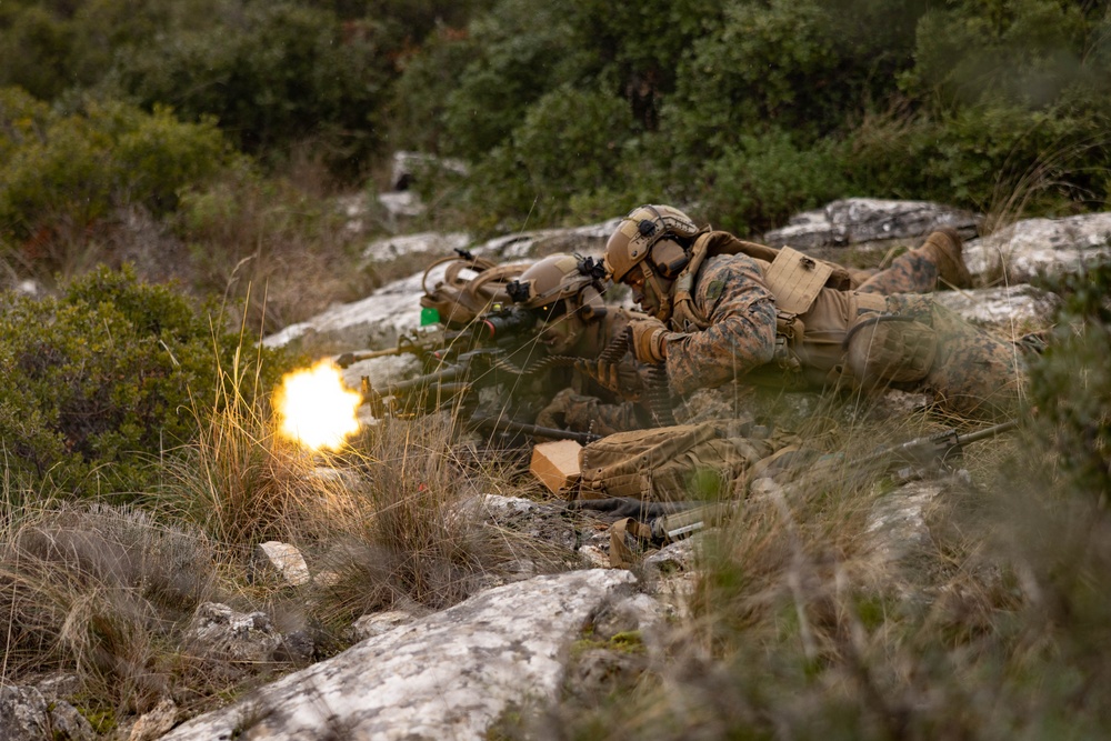 26th MEU(SOC) Marines conduct Integrated Training with Hellenic Marines