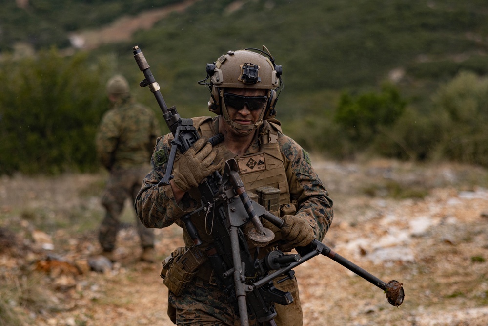 26th MEU(SOC) Marines conduct Integrated Training with Hellenic Marines