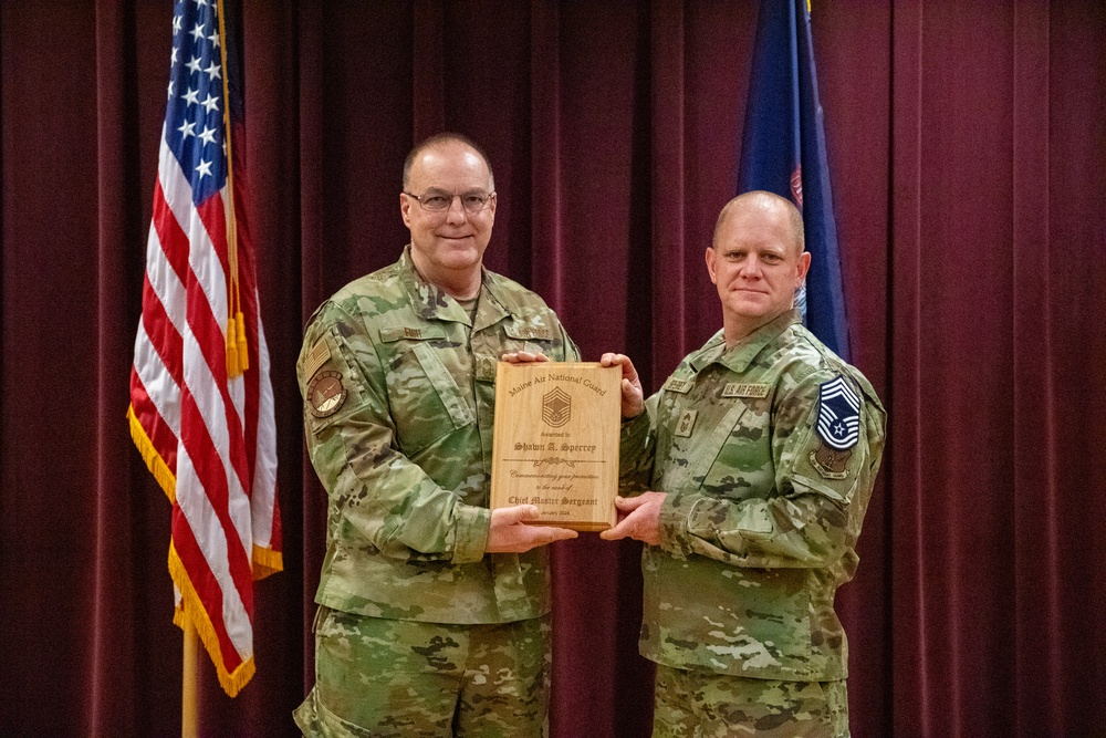 Chief Master Sgt. Shawn Sperrey Promotion