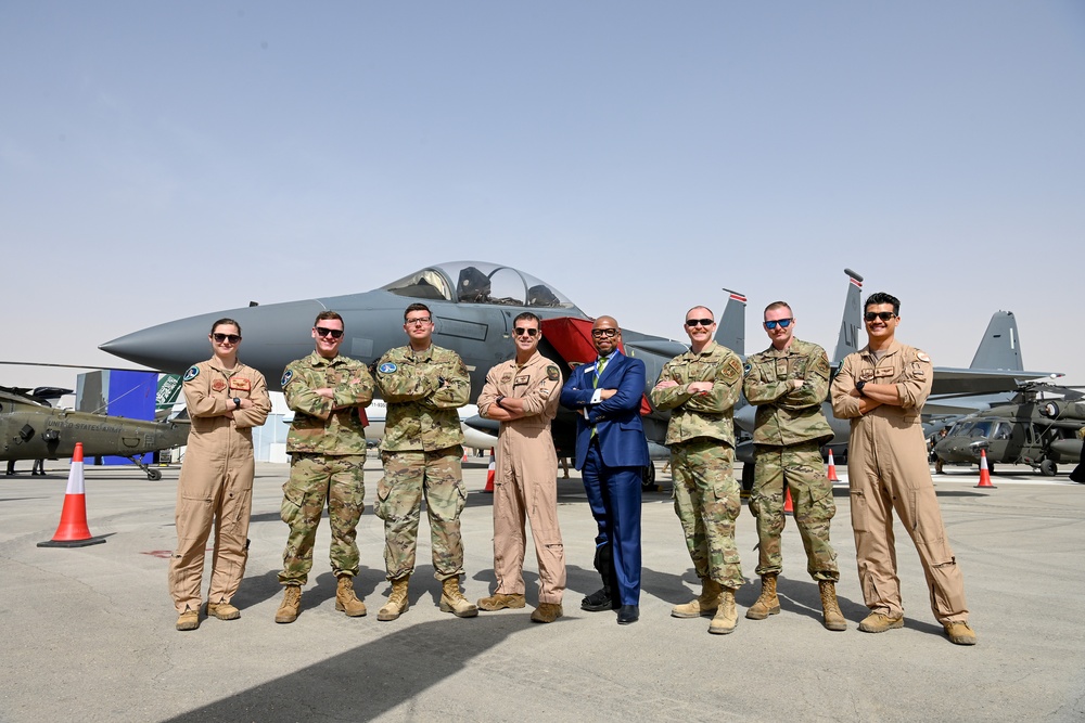 U.S. Air Force Airmen support kickoff of Saudi World Defense Show 2024