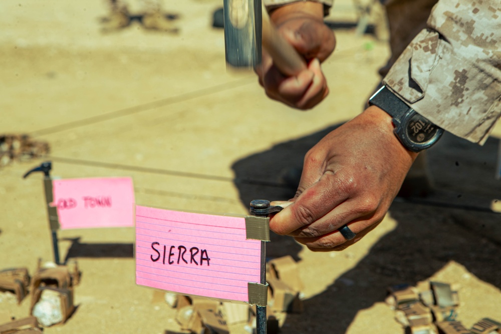 2d Battalion, 6th Marine Regiment Map Out Their Defense