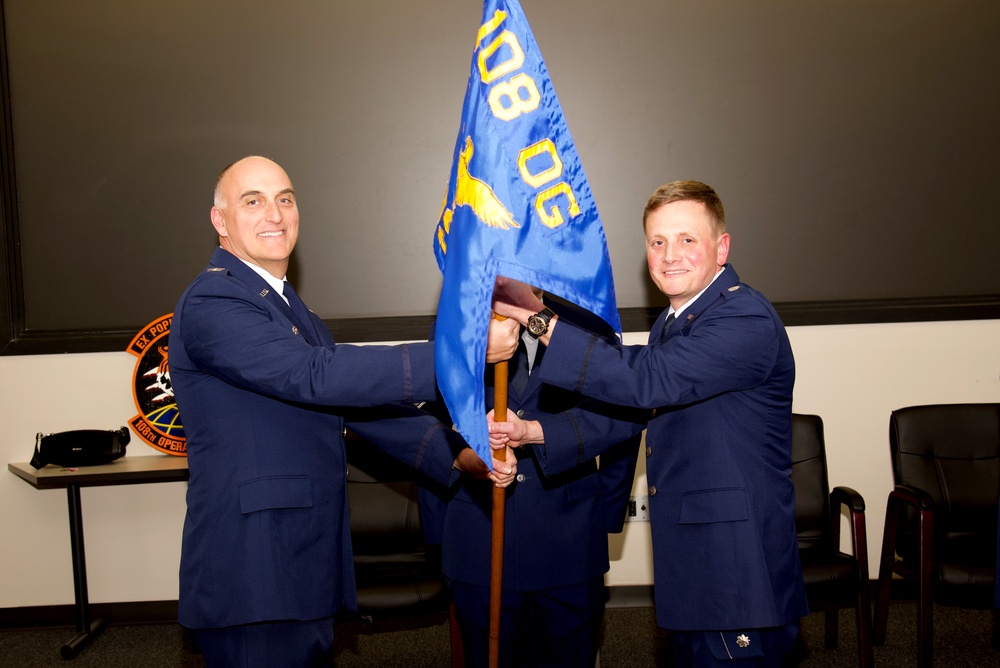 108th operations support squadron Change of Command