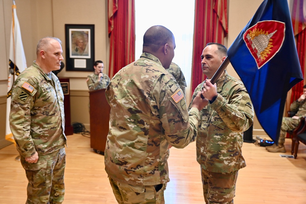 Maj. Davis assumes command of D.C. National Guard Joint Force Headquarters - Higher Headquarters Detachment