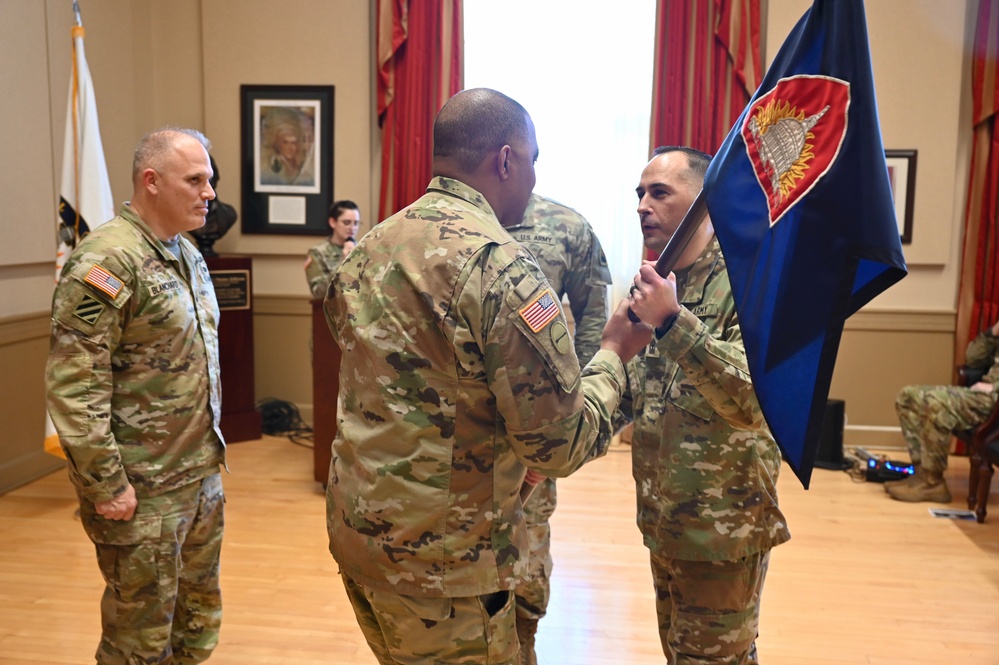 Maj. Davis assumes command of D.C. National Guard Joint Force Headquarters - Higher Headquarters Detachment