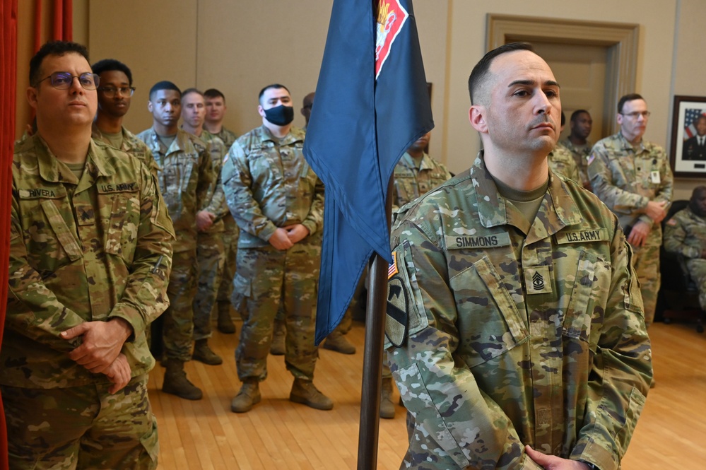 Maj. Davis assumes command of D.C. National Guard Joint Force Headquarters - Higher Headquarters Detachment