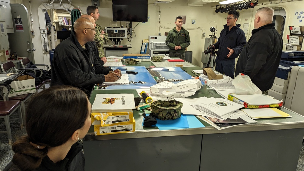 USS Gerald R Ford Visit