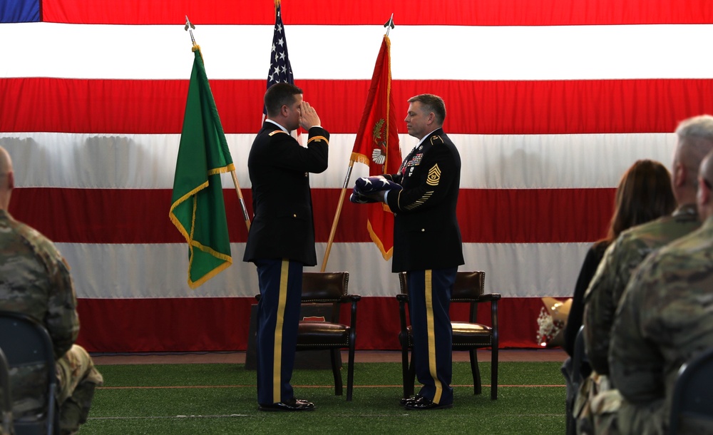 Command Sgt. Maj. Jason Ausen retires after 37 years of service