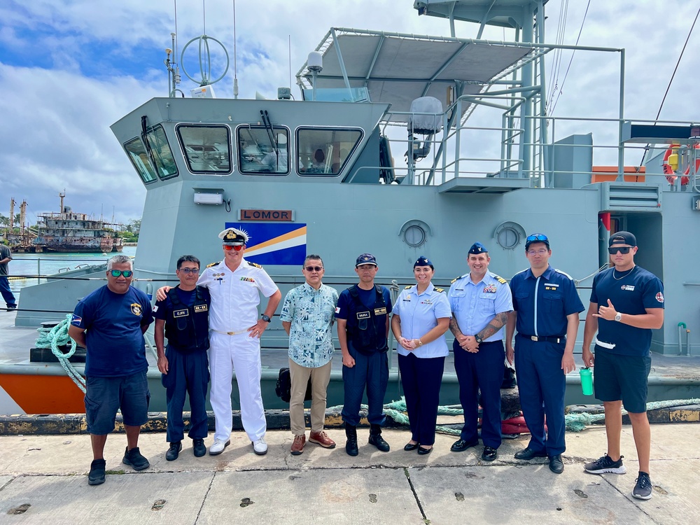 U.S. Coast Guard strengthens ties with the Marshall Islands Sea Patrol, Australian Pacific Maritime Security Program in Majuro