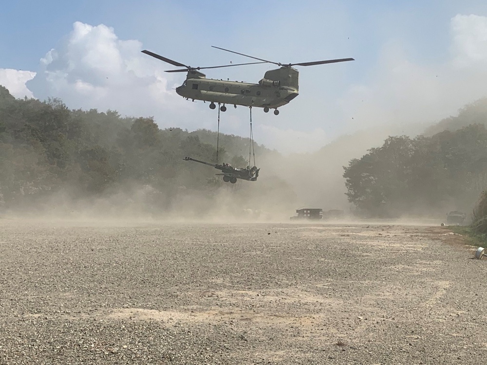 Steel Soldiers Conduct an Artillery Raid in South Korea