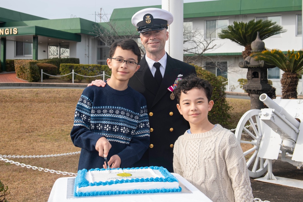 CFAS CMC Hunt's Reenlistment Ceremony