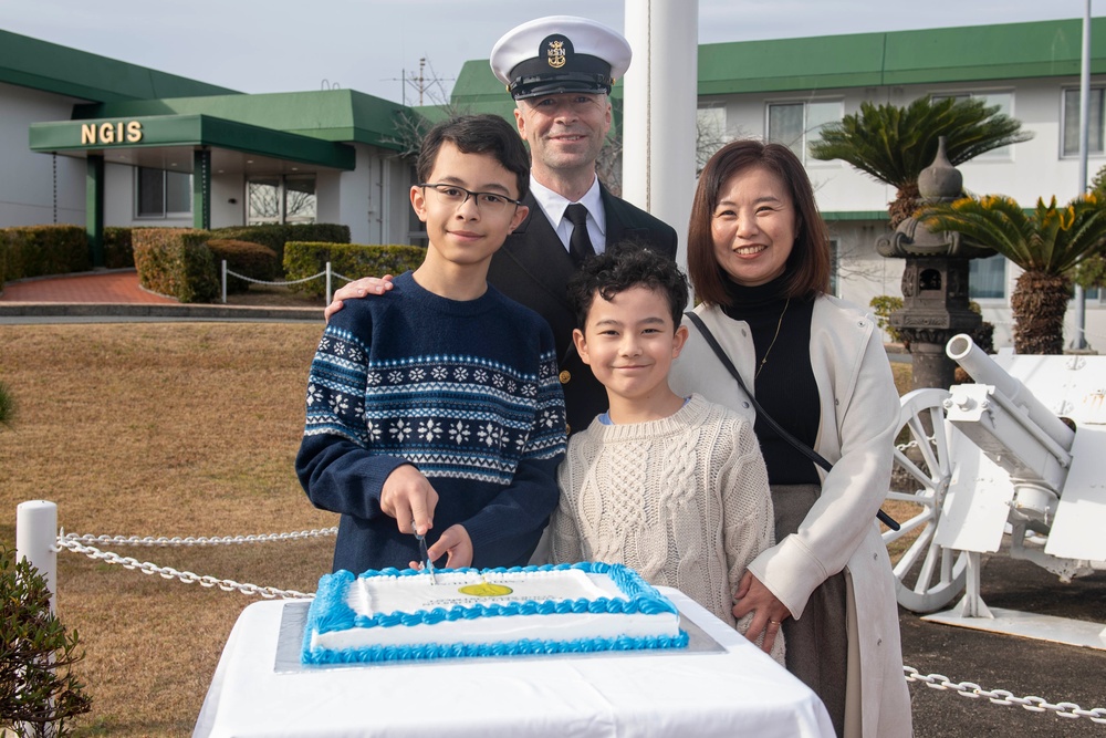 CFAS CMC Hunt's Reenlistment Ceremony