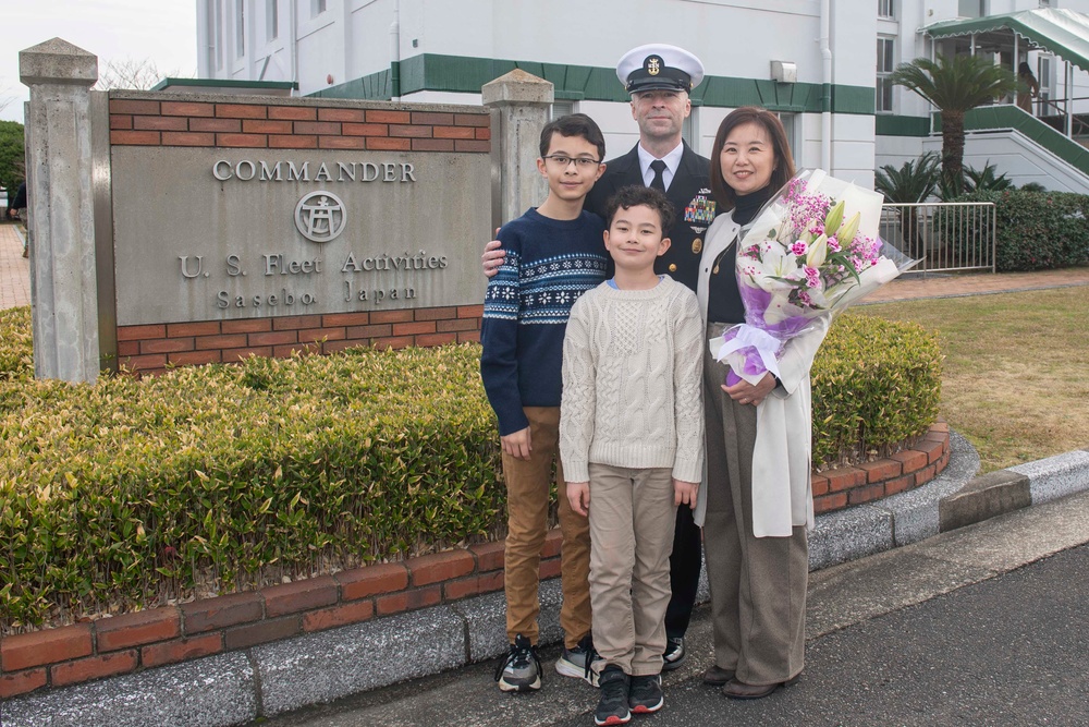 CFAS CMC Hunt's Reenlistment Ceremony