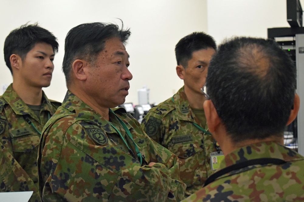 Lt. Gen. Takemoto Visits BJOCC during Ex. Keen Edge 24