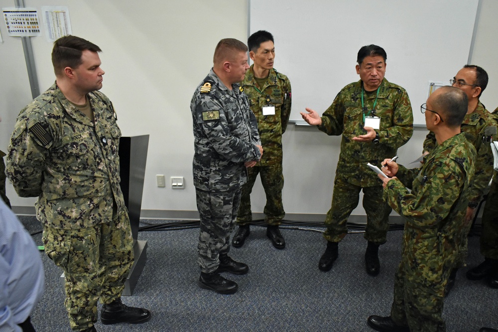 Lt. Gen. Takemoto Visits BJOCC during Ex. Keen Edge 24
