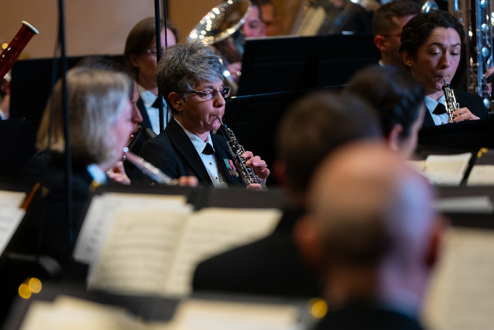 United States Navy Band performs at Cypress-Fairbanks ISD Visual and Performing Arts Center