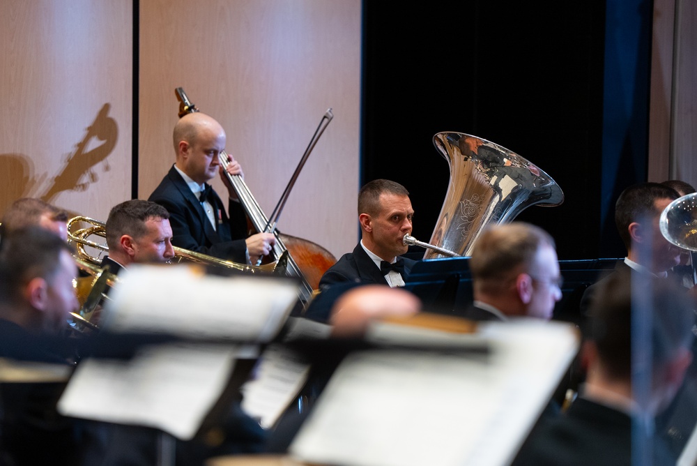 United States Navy Band performs at Cypress-Fairbanks ISD Visual and Performing Arts Center