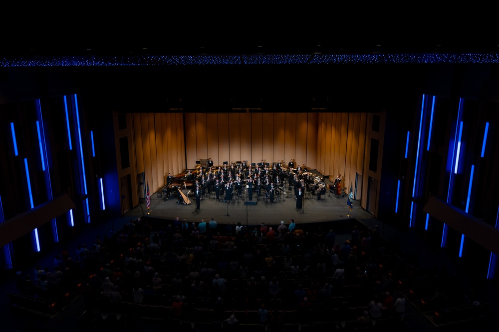 United States Navy Band performs at Cypress-Fairbanks ISD Visual and Performing Arts Center