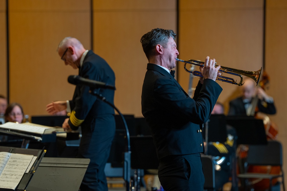 United States Navy Band performs at Cypress-Fairbanks ISD Visual and Performing Arts Center