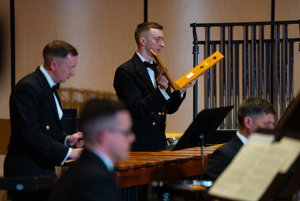 United States Navy Band performs at Cypress-Fairbanks ISD Visual and Performing Arts Center