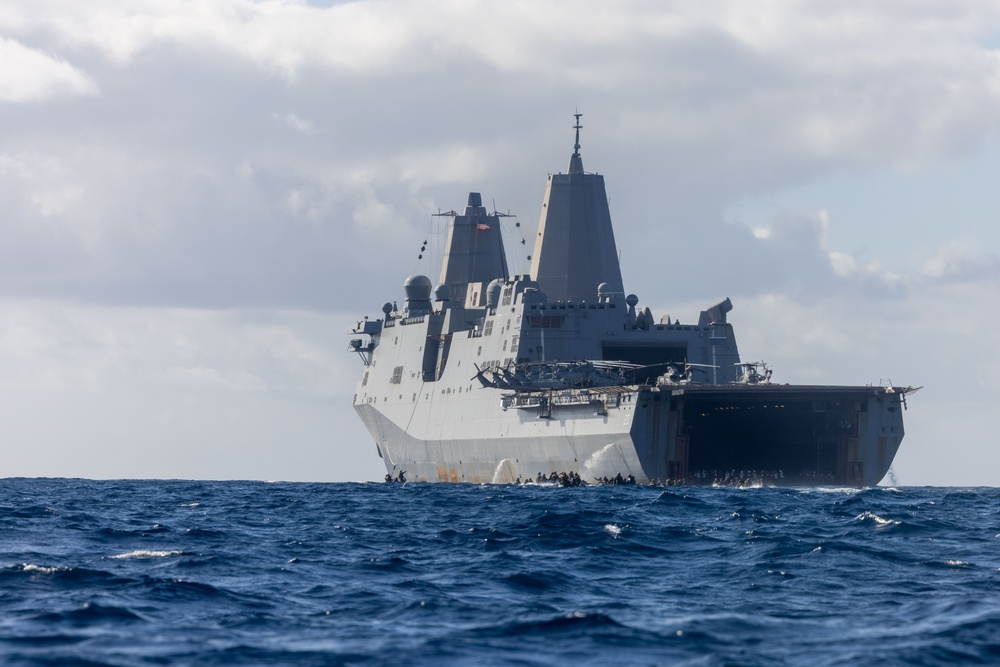 BLT 1/1 launch and recovery aboard USS Green Bay