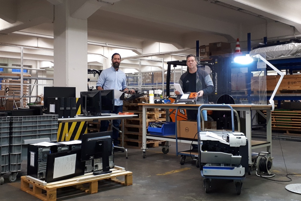 Brothers who work side-by-side at LRC Wiesbaden have over 57 years with Army, combined