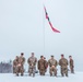 U.S. Marine pinned meritorious sergeant by members of the Norwegian Army