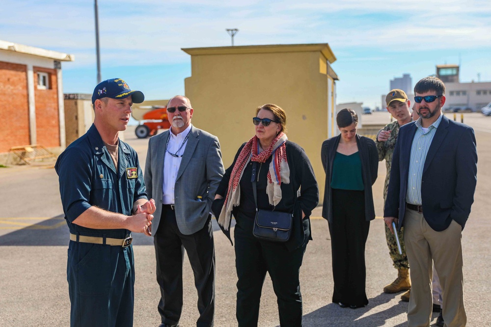 NAVWAR Rota, Spain, Visit aboard USS Bulkeley