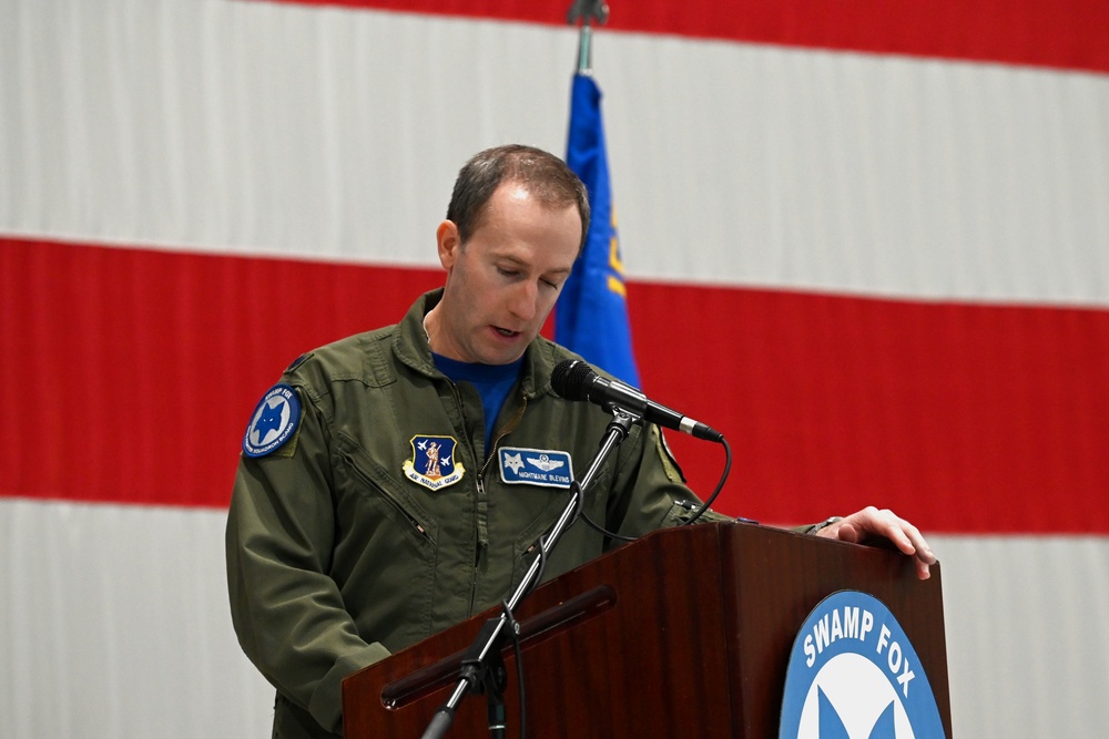 157th Fighter Squadron Change of Command 2024