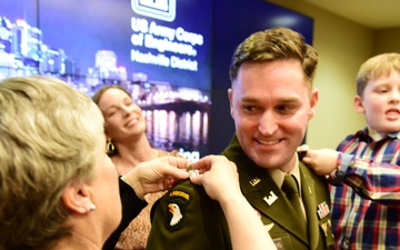 Army promotes Nashville District deputy commander to lieutenant colonel