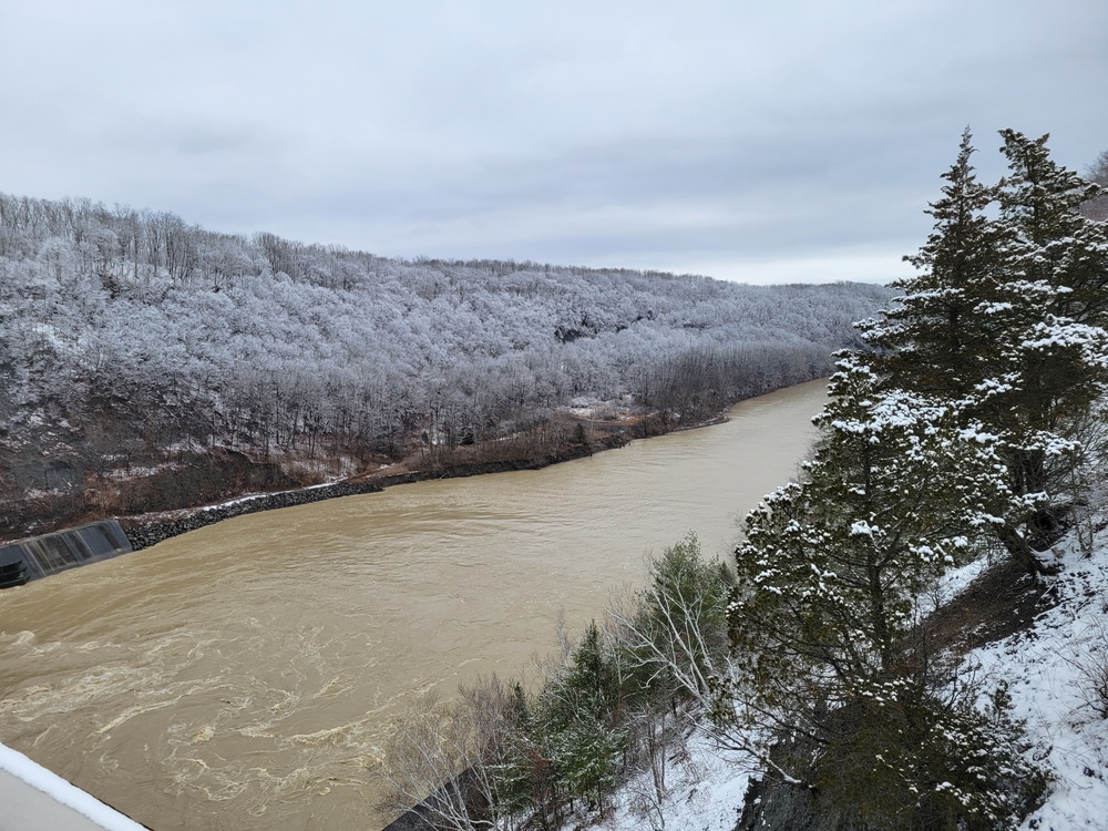 Mount Morris Dam manages water levels after winter rain and snow melt