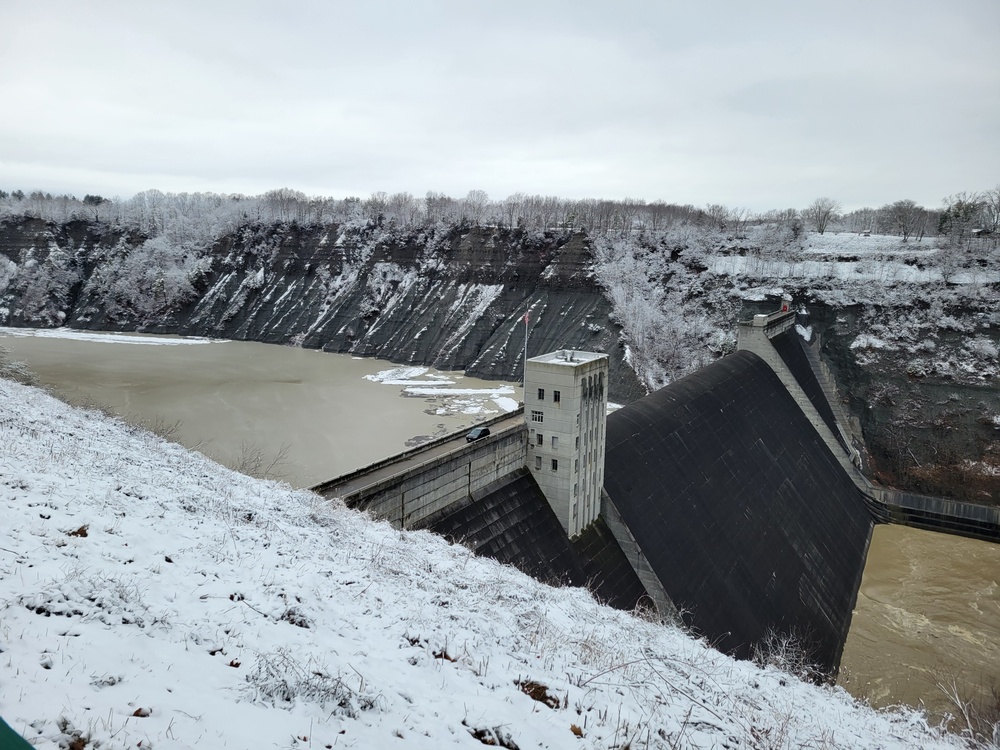 Mount Morris Dam manages water levels after winter rain and snow melt