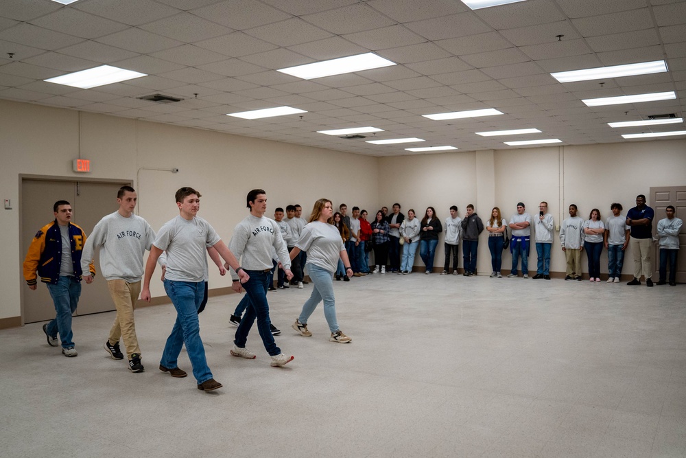 Keesler hosts Bay High School JROTC cadets