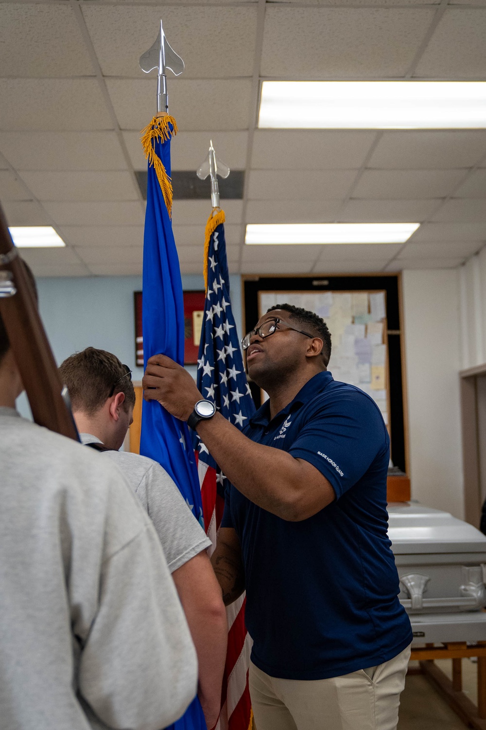 Keesler hosts Bay High School JROTC cadets