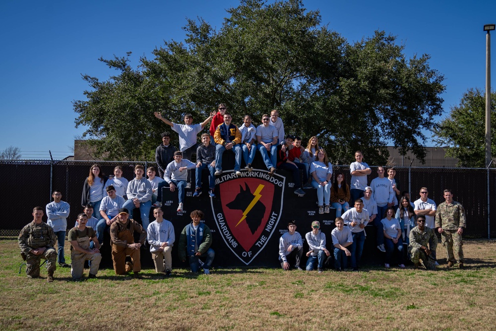 Keesler hosts Bay High School JROTC cadets